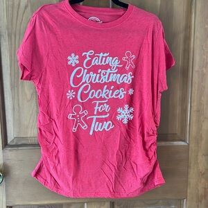 Christmas Maternity Tee 🍪